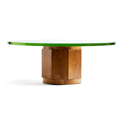 Octagonal Based Low Table by Edward Wormley for Dunbar