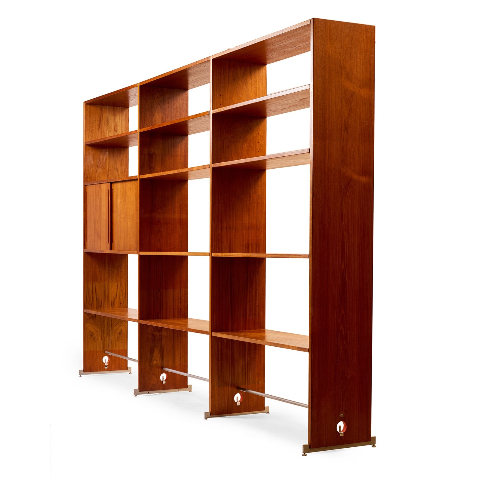Teak Shelving and Storage Unit by Hans J. Wegner for Ry Mobler