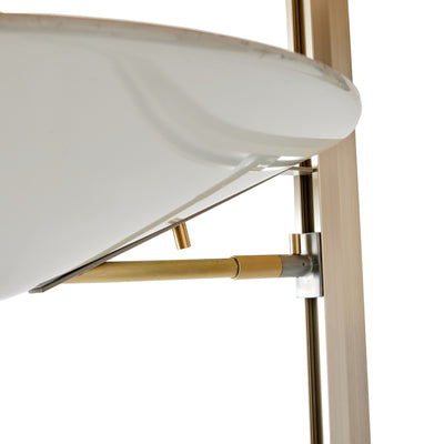 Brass Tension Pole Floor Lamp by Gerald Thurston for Lightolier