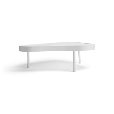 Original Biomorphic Low Table in White Steel by WYETH, Made to Order