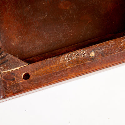 Mahogany and Cork End Table by Edward Wormley for Dunbar