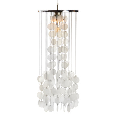 Murano Glass Disc Chandelier from Italy