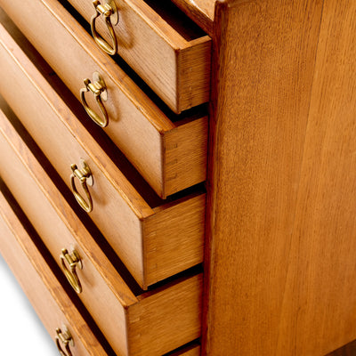 Unique Desk and Cabinet Storage Ensemble by Hans J. Wegner for Johannes Hansen, 1947