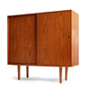 Tall Linen Cabinet by Hans J. Wegner for Johannes Hansen