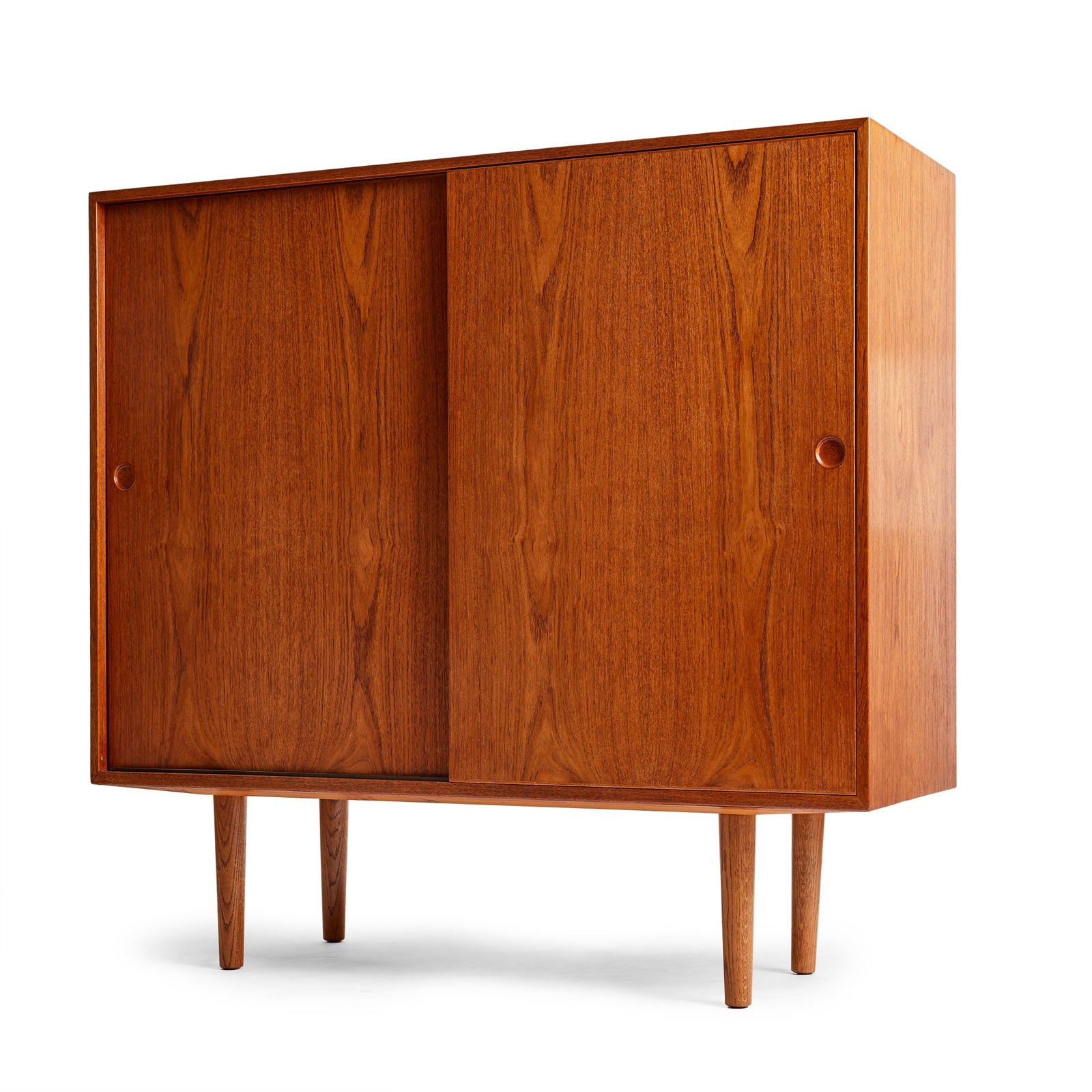 Rare Storage or Wardrobe Cabinet by Hans J. Wegner for Johannes Hansen