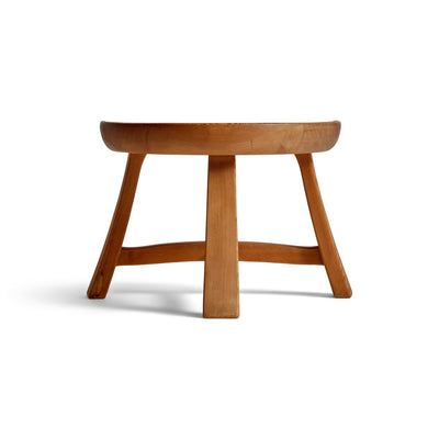 Vintage ‘Fjøskrakk’ Three-Legged Stool by Rangvald Krogenaes for Krogenäs Møbler, 1964