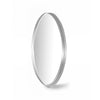 Original Polished Stainless Steel Oval Mirror by WYETH