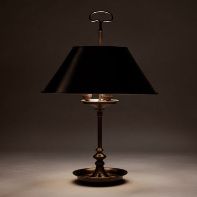 Bronze Candlestick Table Lamp from USA