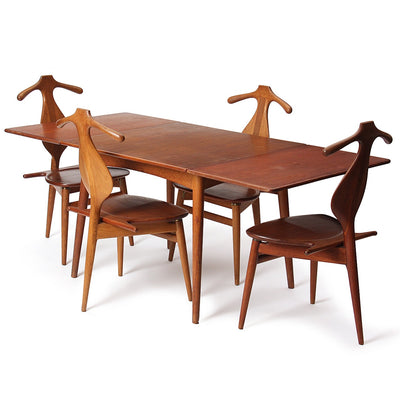 Drop Leaf Dining or Game Table by Hans J. Wegner for Andreas Tuck