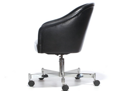 Barrel-Back Desk Chair by Ward Bennett for Brickel Associates