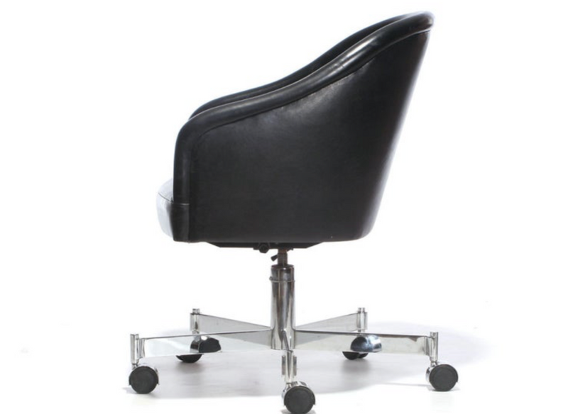 Barrel-Back Desk Chair by Ward Bennett for Brickel Associates