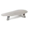 Chrysalis No 1. Low Table in Natural Grain Stainless Steel by WYETH, Made to Order