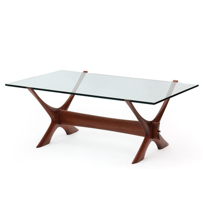 the 'Condor' Table in Teak and Glass by Fredrik Schriever-Abeln for Örebro Glasfabrik
