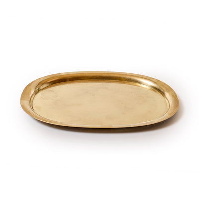 Brass Superellipse Tray by Piet Hein for George Jensen, 1960's