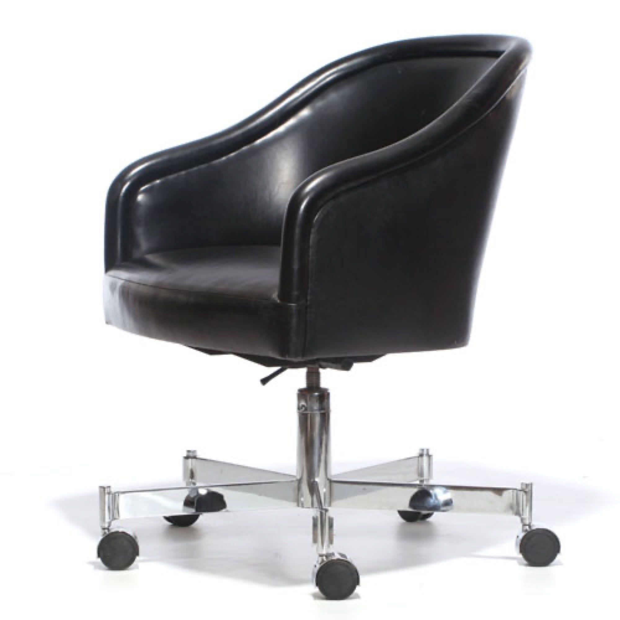 Barrel-Back Desk Chair by Ward Bennett for Brickel Associates