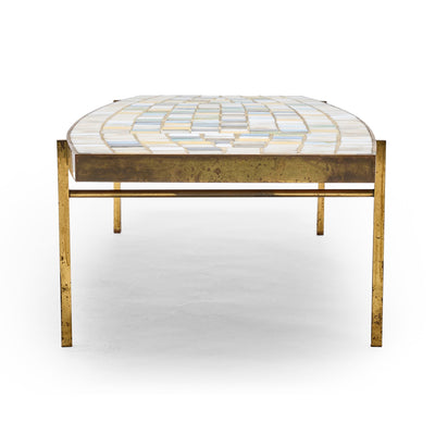 Mosaic Top Low Table from Italy