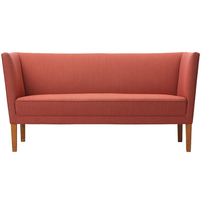 High Back Upholstered Settee by Grete Jalk for Johannes Hansen