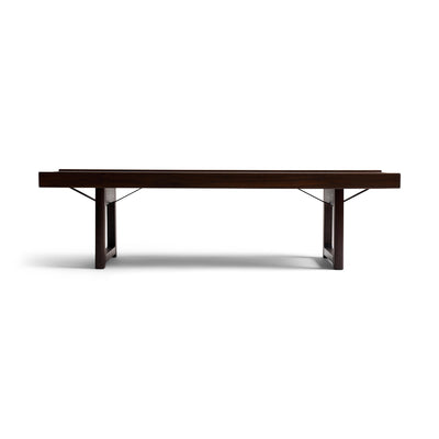 Rosewood Low Table Bench by Torbjorn Afdal for Bruksbo