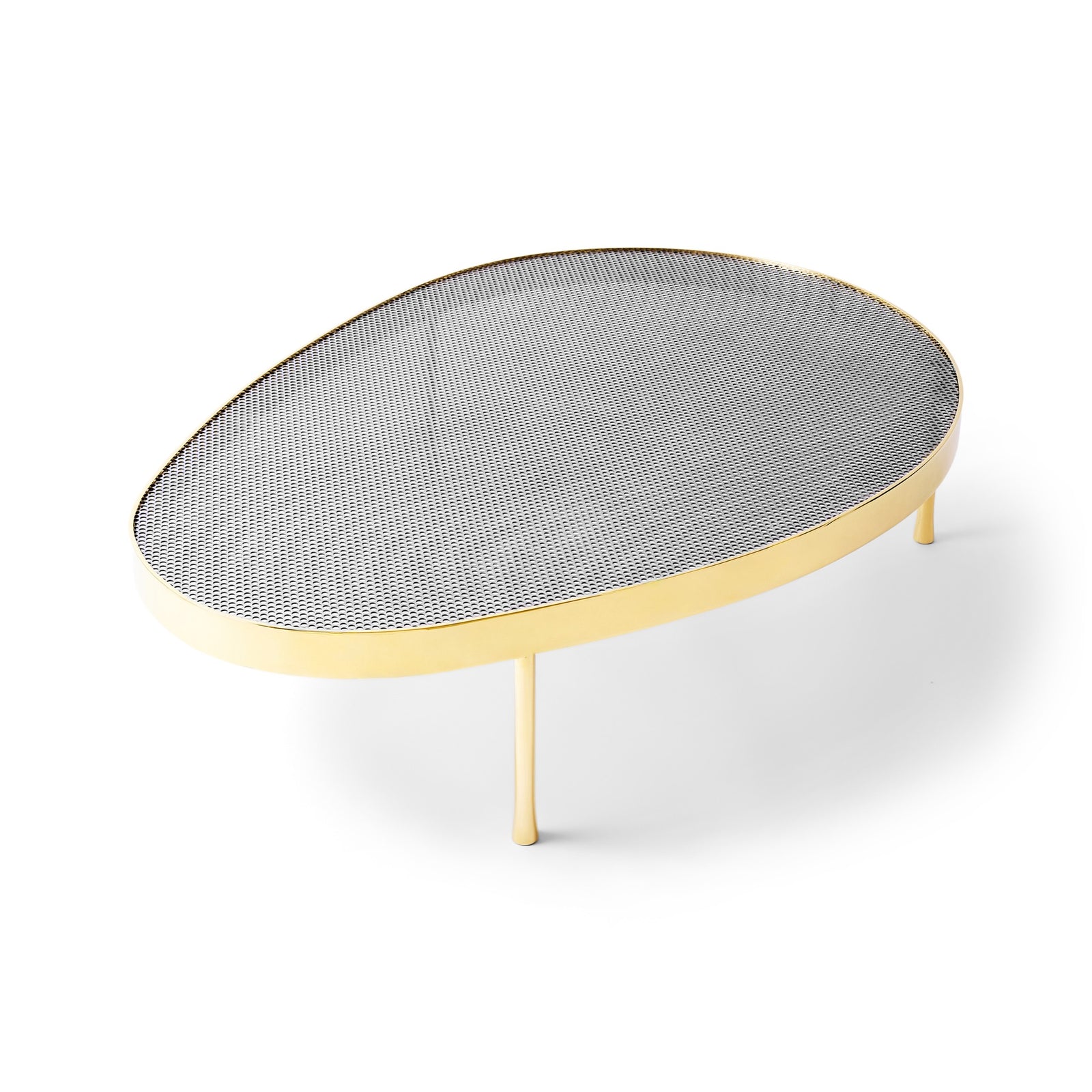 New Biomorphic Bronze Bar Perforated Low Table by WYETH, 2024
