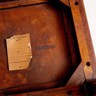 Mahogany and Cork End Table by Edward Wormley for Dunbar