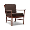 Mahogany Lounge Arm Chair by Ole Wanscher for A.J. Iversen