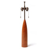 Turned Teak Table Lamp by ESA Denmark