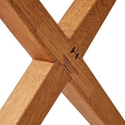 Reversible Top Low Table in Teak and Oak by Hans J. Wegner for Johannes Hansen