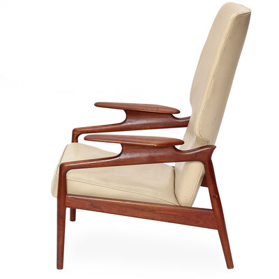 Lounge Chair and Ottoman from Denmark, 1960s