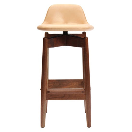 Walnut Barstool by Arne Vodder, WYETH