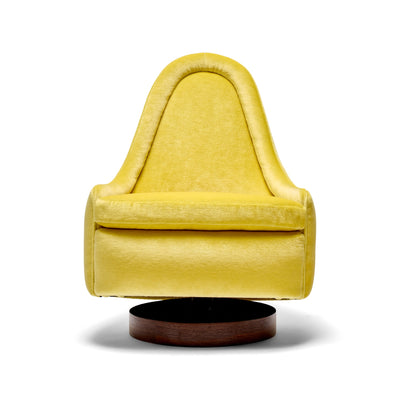 A Swivel Tilt and Rock Slipper Chair by Milo Baughman for Thayer Coggin Inc, 1960s