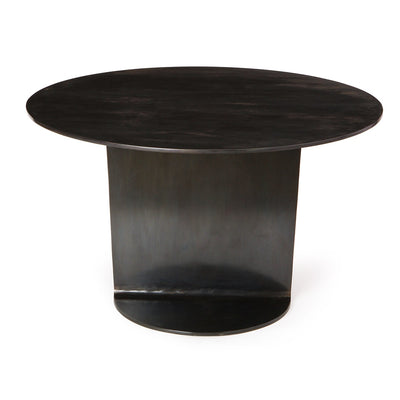 The ‘Gong’ Table in Blackened Steel by WYETH, Made to Order