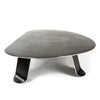 Chrysalis No. 1 Low Table in Blackened Stainless Steel with Polished Edges by WYETH, Made to Order