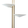 Brass Tension Pole Floor Lamp by Gerald Thurston for Lightolier