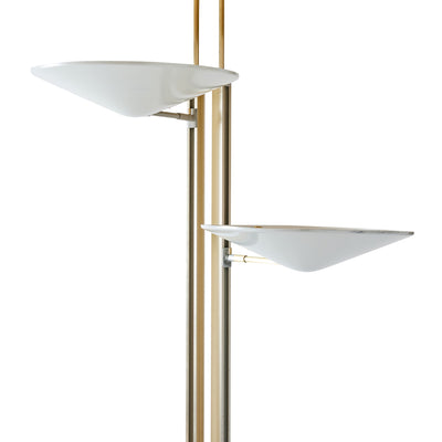 Brass Tension Pole Floor Lamp by Gerald Thurston for Lightolier
