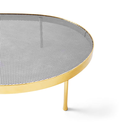 New Biomorphic Bronze Bar Perforated Low Table by WYETH, 2024