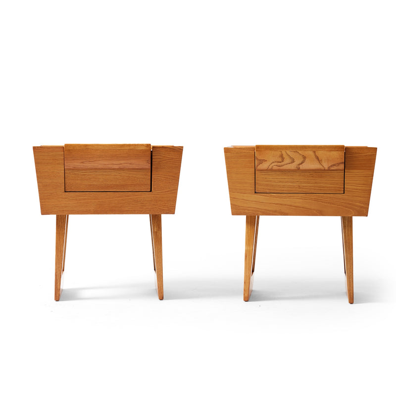 Trapezoidal Side Tables by Paul Laszlo for Brown-Saltman