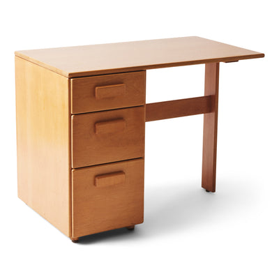 Solid Birch Work Desk by Russel Wright for Conant Ball, 1935