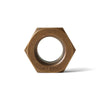 Industrial Dark Bronze Machine Nut by WYETH