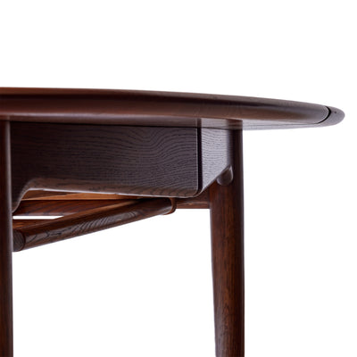 Rare Extension Table in Solid Teak and Oak by Hans J. Wegner for Johannes Hansen