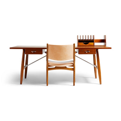 The Architect's Desk in Teak & Oak by Hans Wegner for Johannes Hansen, 1953