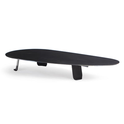 Chrysalis No. 1 Low Table in Blackened Steel by WYETH