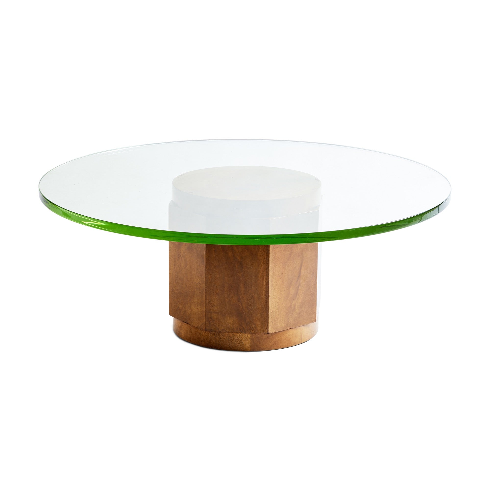 Octagonal Based Low Table by Edward Wormley for Dunbar