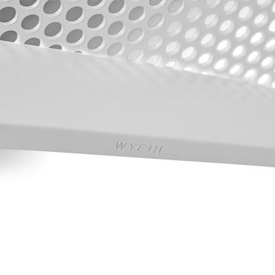 Original Biomorphic Low Table in White Steel by WYETH, Made to Order