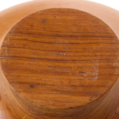 The Largest Turned Teak Presentation Bowl by Finn Juhl for Kay Bojesen for Magne Monsen