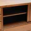 A Corner Walnut Sideboard With Tambour Doors by Edward Wormley for Dunbar, 1950's