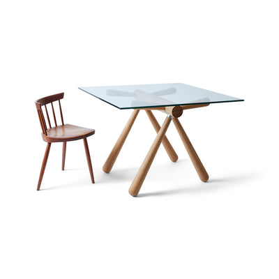 Oak Trestle Table by Enzo Mari for Hida Japan