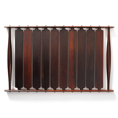 Slatted Rosewood Tray by Jens H. Quistgaard for Dansk Designs