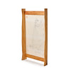 Cherry Natural Edge Frame w/ Ben Shahn's 'Ghandi'Serigraph by George Nakashima for George Nakashima Studio, 1960's