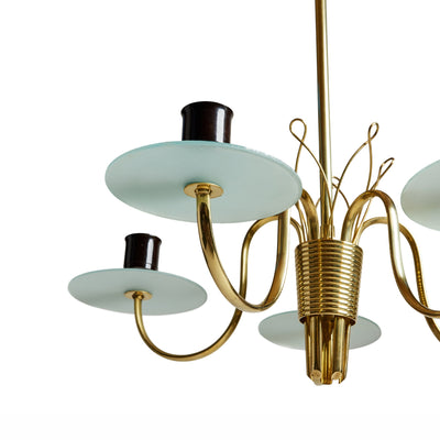 Pendant Light by Paavo Tynell for Taito Oy, 1940s