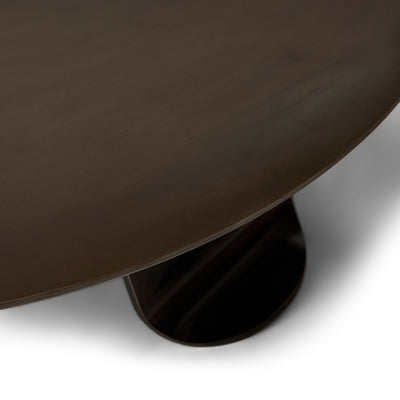 Chrysalis No. 2 Low Table in Blackened Steel by WYETH, Made to Order